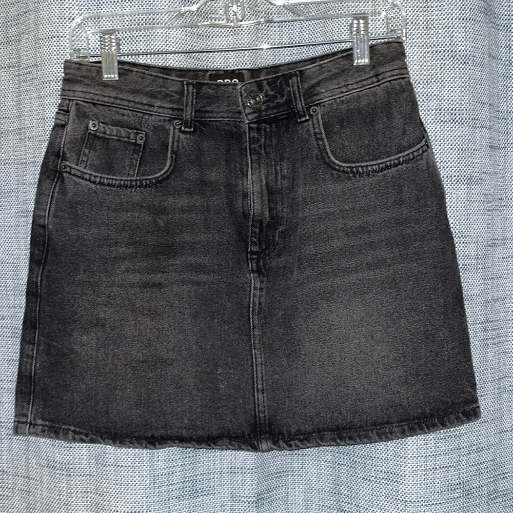 BDG Black Denim Skirt